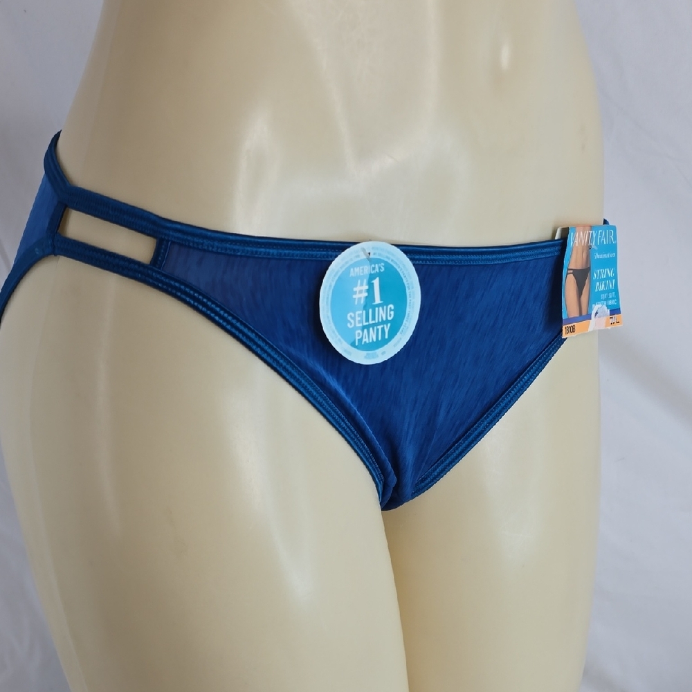 Vanity Fair Teal Blue Bikini Panty